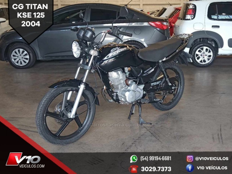 HONDA - CG 125 - 2003/2004 - Preta - R$ 6.700,00