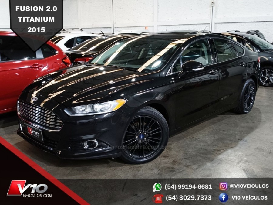 FORD - FUSION - 2014/2015 - Preta - R$ 69.900,00