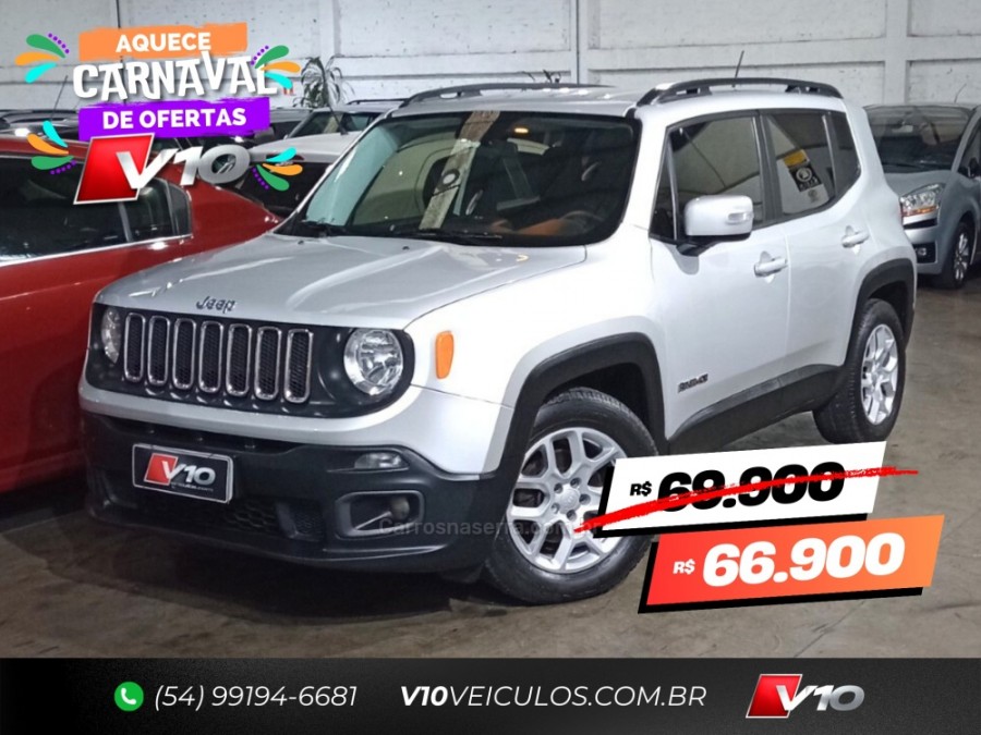 JEEP - RENEGADE - 2016/2016 - Prata - R$ 66.900,00