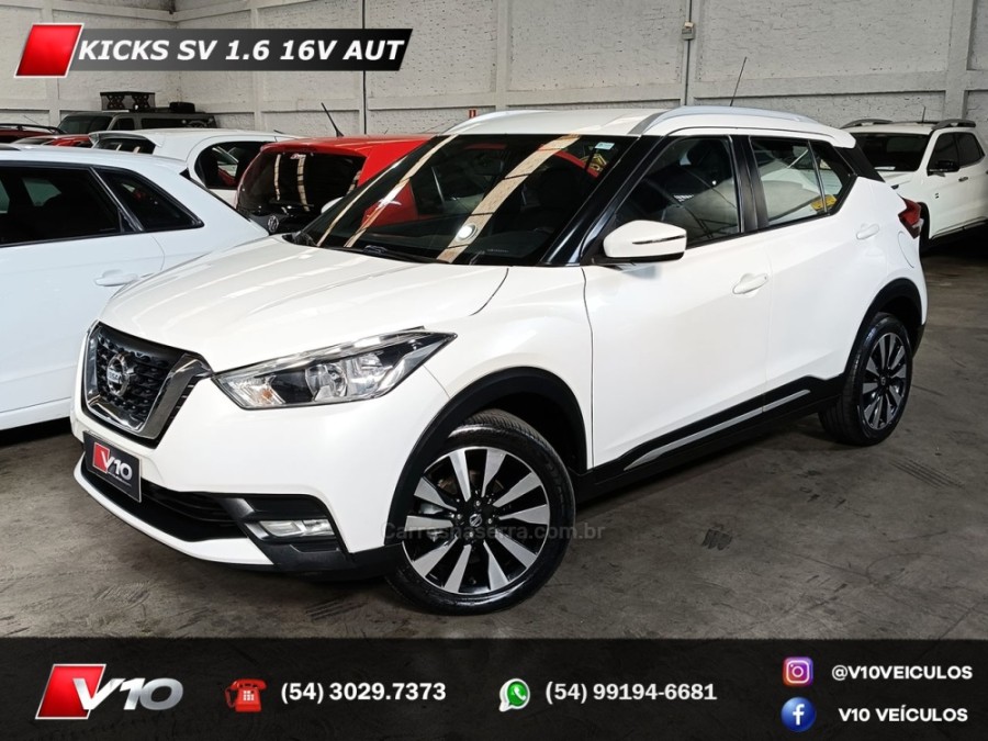 NISSAN - KICKS - 2017/2018 - Branca - R$ 78.900,00