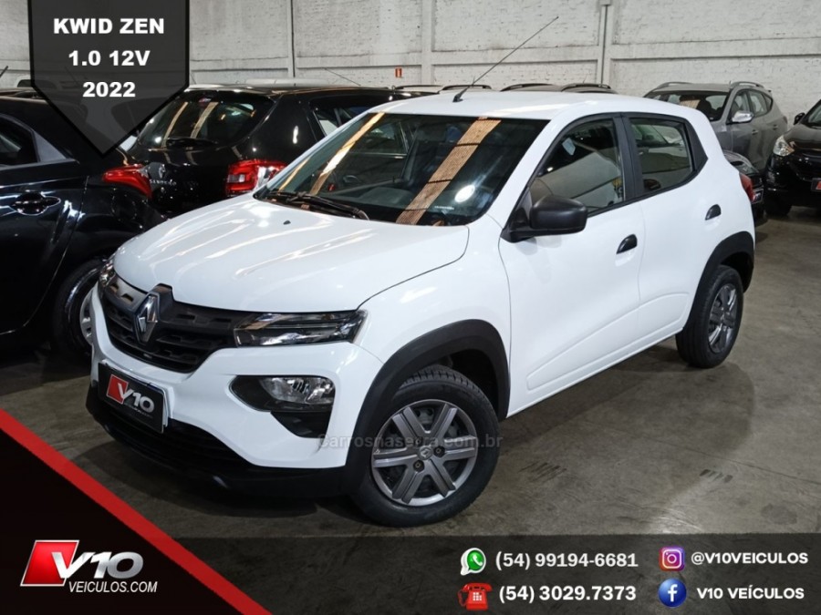 RENAULT - KWID - 2021/2022 - Branca - R$ 48.900,00