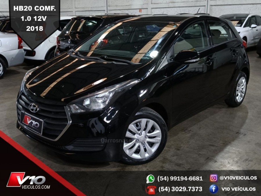 HYUNDAI - HB20 - 2018/2018 - Preta - R$ 52.900,00