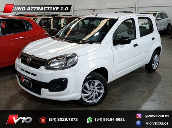 FIAT - UNO - 2020/2021 - Branca - R$ 48.900,00