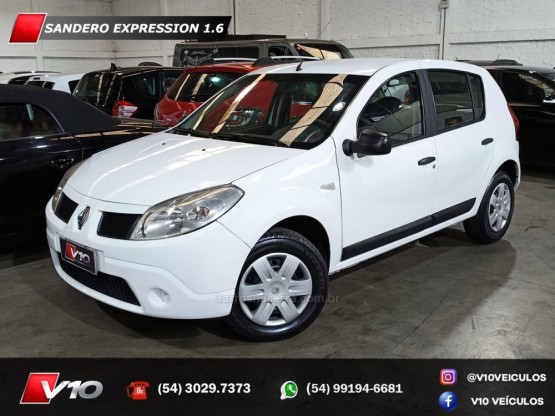 RENAULT - SANDERO - 2009/2010 - Branca - R$ 29.900,00