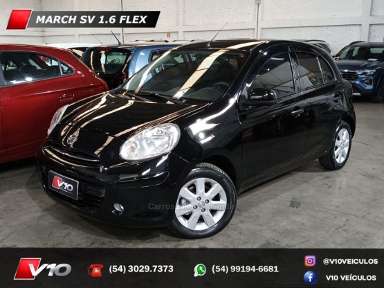 NISSAN - MARCH - 2012/2013 - Preta - R$ 34.900,00