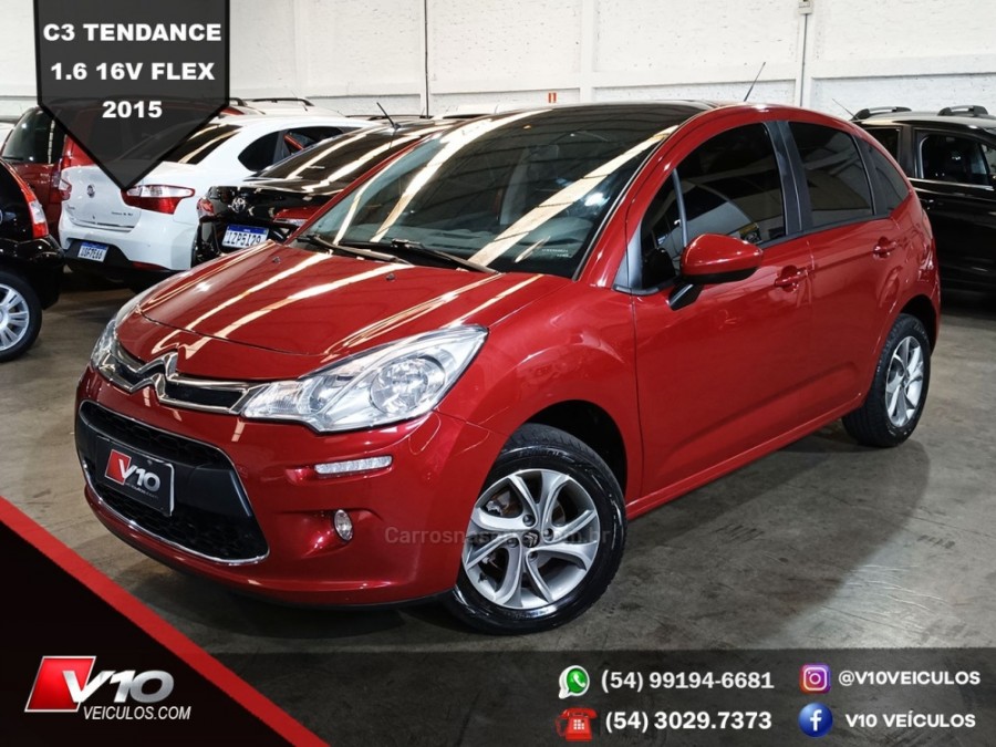 CITROËN - C3 - 2015/2015 - Vermelha - R$ 44.900,00