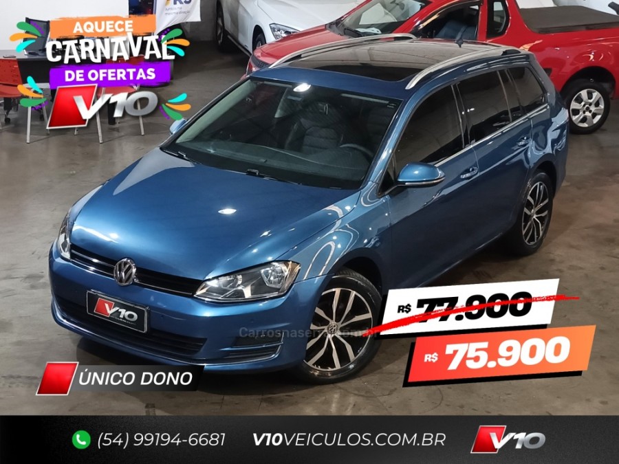 VOLKSWAGEN - GOLF - 2015/2015 - Azul - R$ 75.900,00