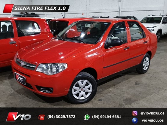 FIAT - SIENA - 2010/2011 - Vermelha - R$ 25.900,00