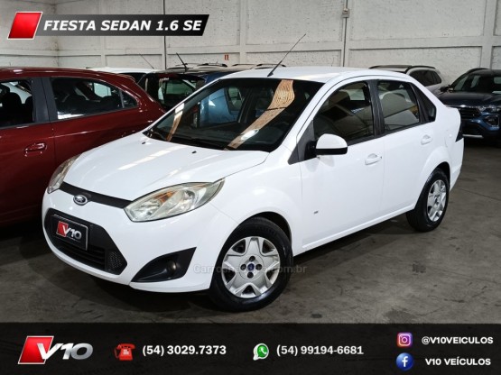 FORD - FIESTA - 2013/2014 - Branca - R$ 37.900,00