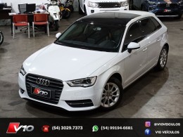 AUDI - A3 - 2015/2016 - Branca - R$ 82.900,00
