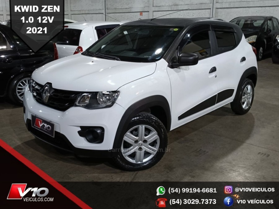 RENAULT - KWID - 2020/2021 - Branca - R$ 44.900,00