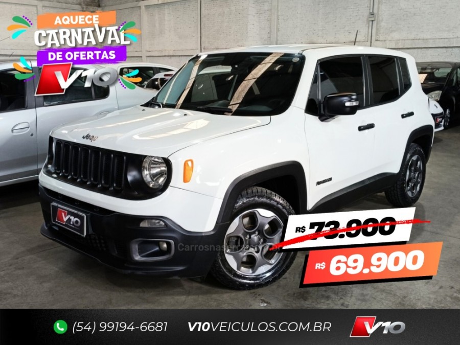 JEEP - RENEGADE - 2018/2018 - Branca - R$ 69.900,00