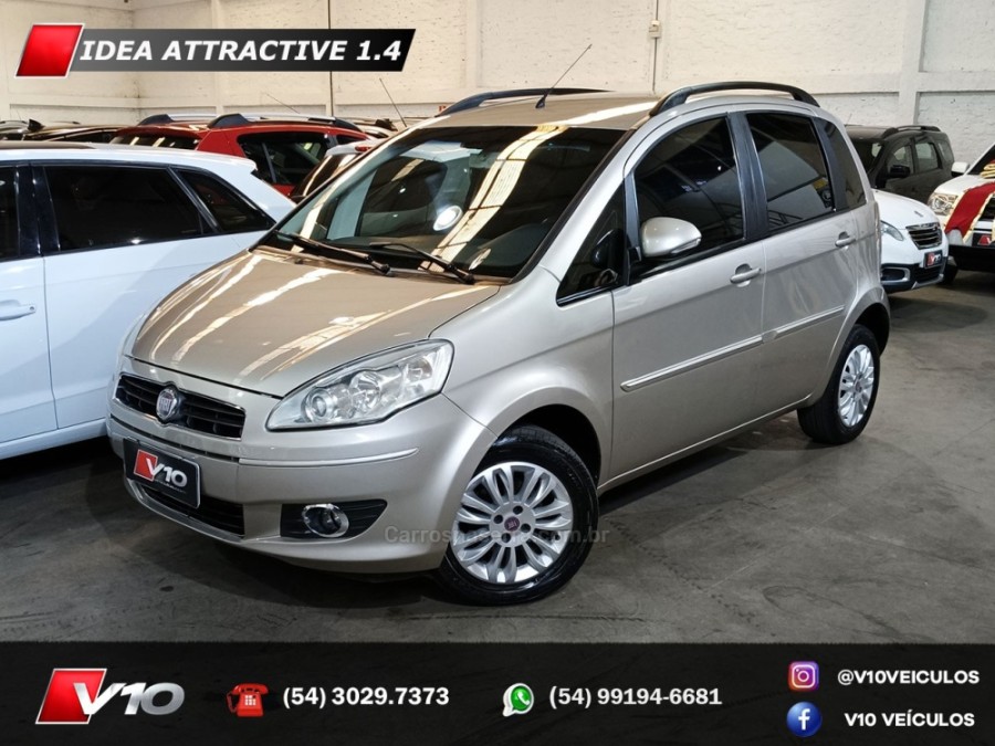 FIAT - IDEA - 2011/2012 - Bege - R$ 35.900,00
