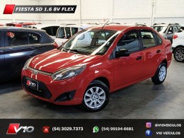 FORD - FIESTA - 2010/2011 - Vermelha - R$ 28.900,00