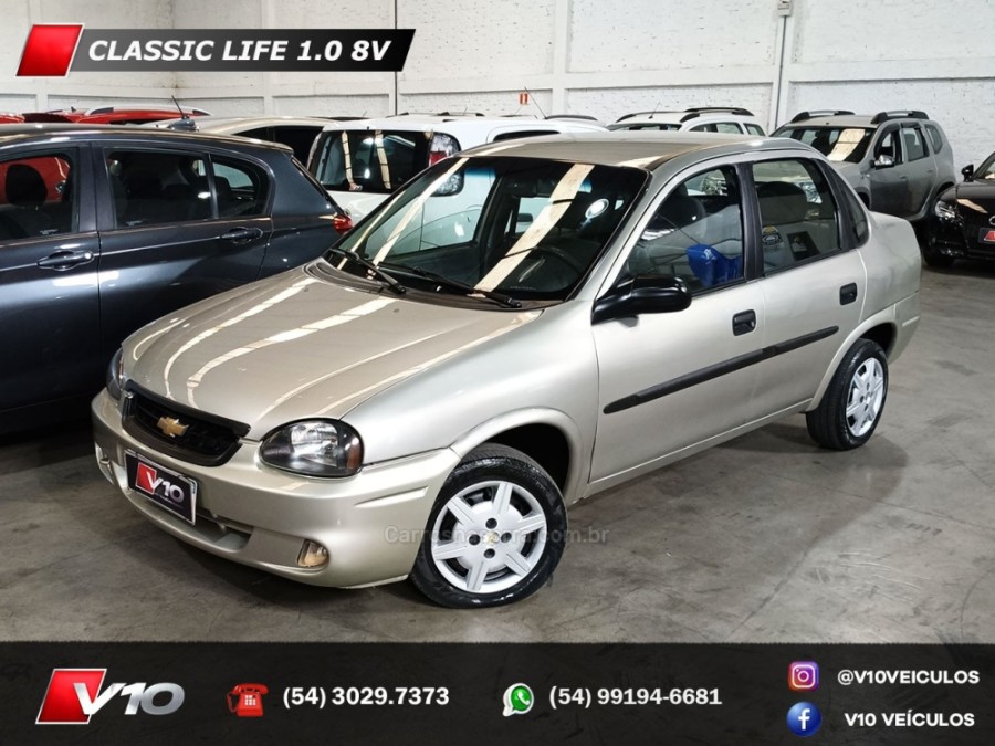 CHEVROLET - CLASSIC - 2009/2010 - Bege - R$ 21.900,00