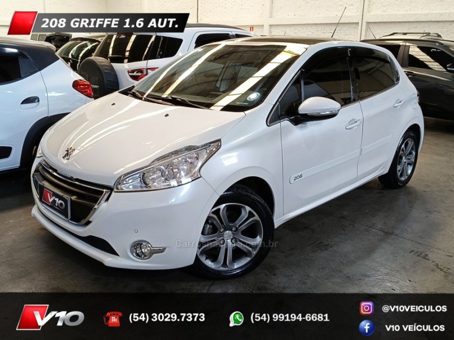 PEUGEOT - 208 - 2015/2016 - Branca - R$ 52.900,00