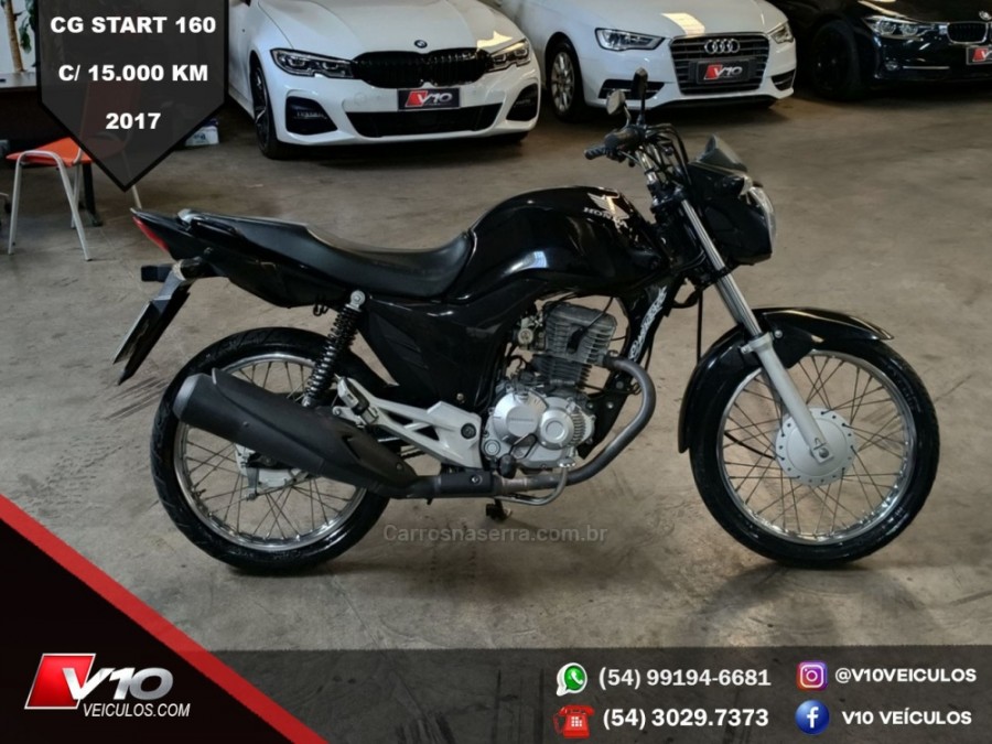 HONDA - CG 160 - 2017/2017 - Preta - R$ 12.900,00