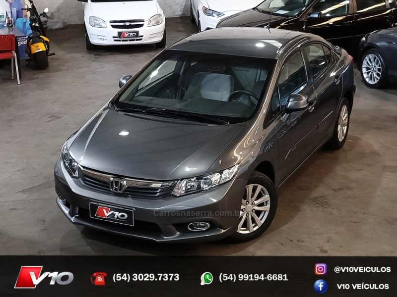 HONDA - CIVIC - 2011/2012 - Cinza - R$ 59.900,00