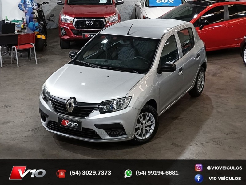 RENAULT - SANDERO - 2020/2021 - Prata - R$ 46.900,00