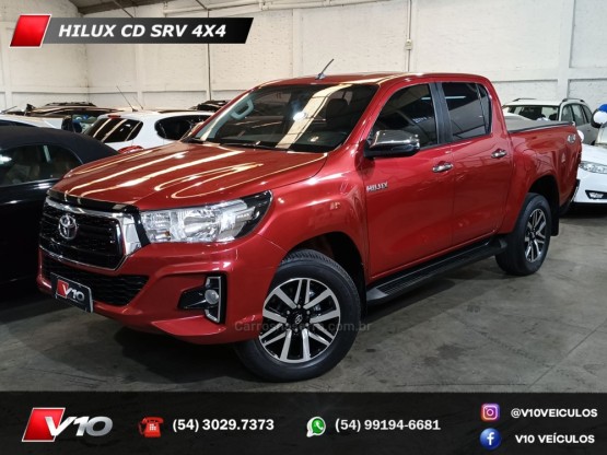TOYOTA - HILUX - 2019/2020 - Vermelha - R$ 198.900,00