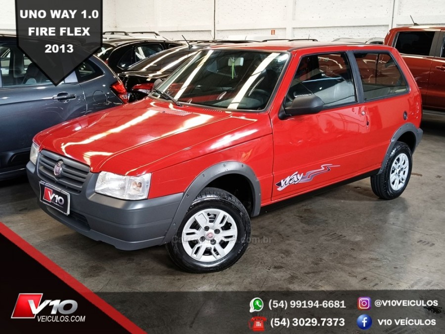 FIAT - UNO - 2013/2013 - Vermelha - R$ 23.900,00