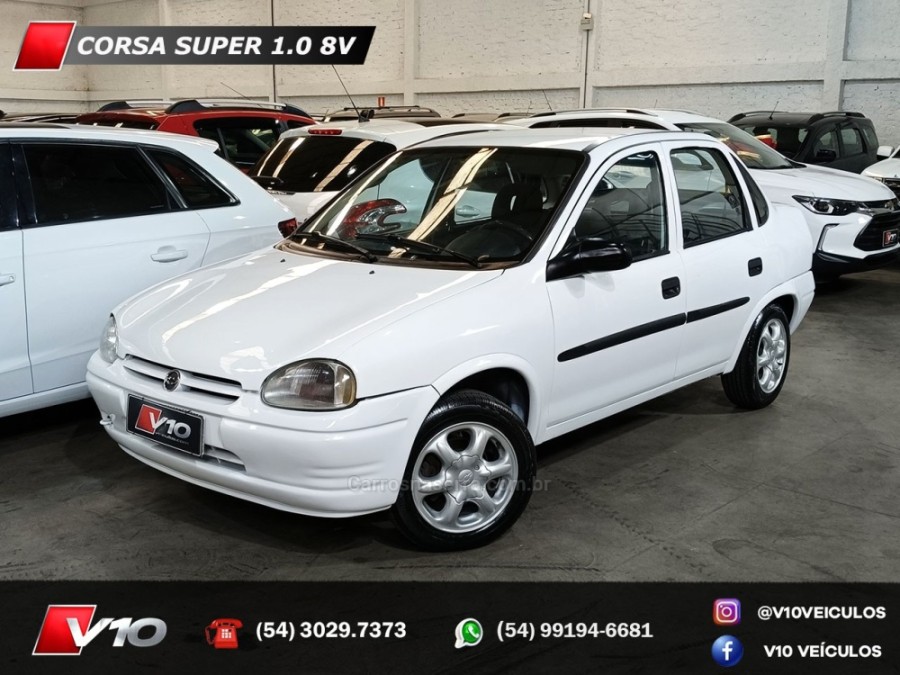 CHEVROLET - CORSA - 1998/1999 - Branca - R$ 15.900,00