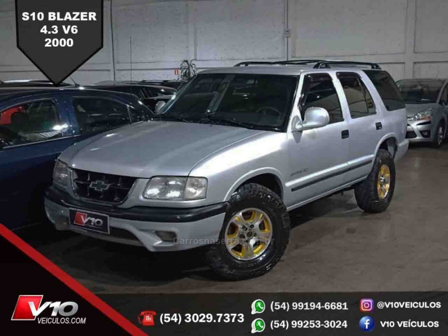 CHEVROLET - BLAZER - 2000/2000 - Prata - R$ 31.900,00