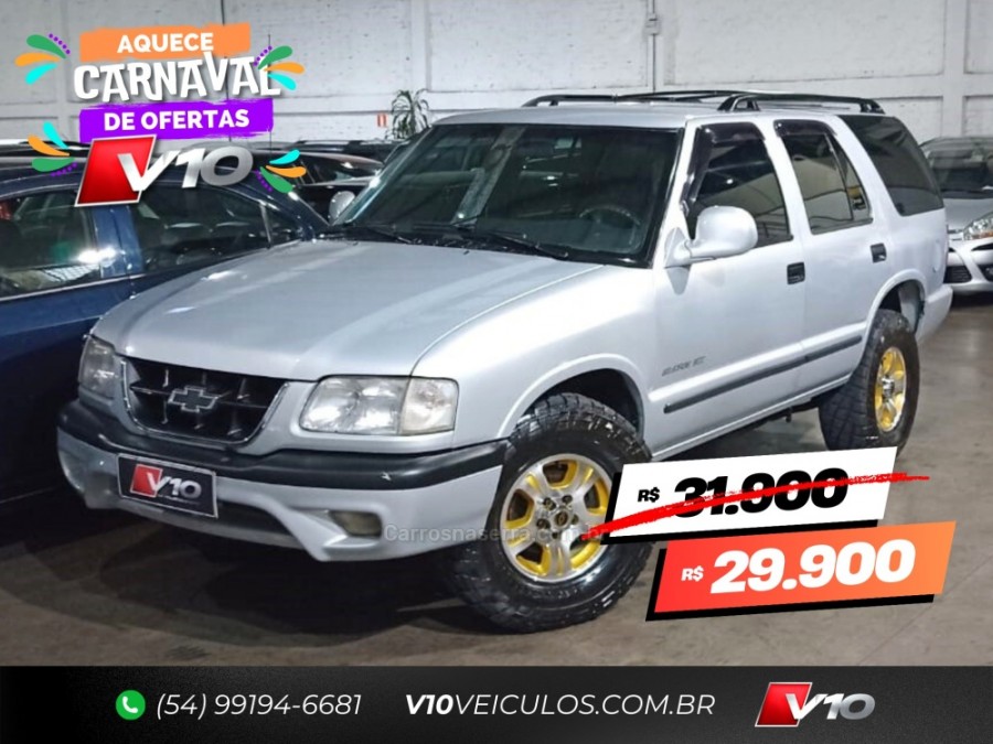 CHEVROLET - BLAZER - 2000/2000 - Prata - R$ 29.900,00