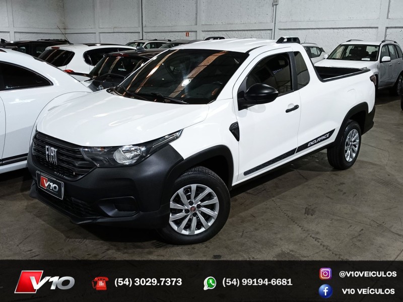FIAT - STRADA - 2020/2021 - Branca - R$ 68.900,00